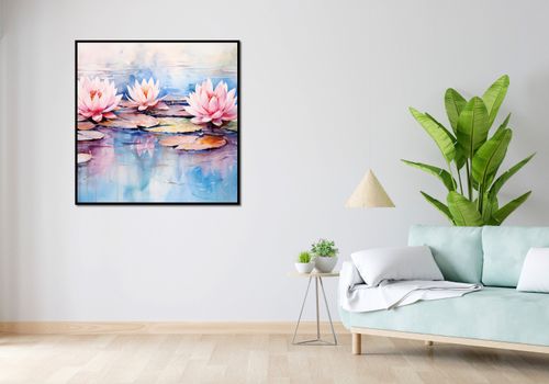Plakat 100x100cm Spokojne Odbicia na Arena.pl