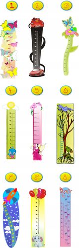 Naklejka samoprzylepnamiarka wzrostu dziecięca HIT na Arena.pl