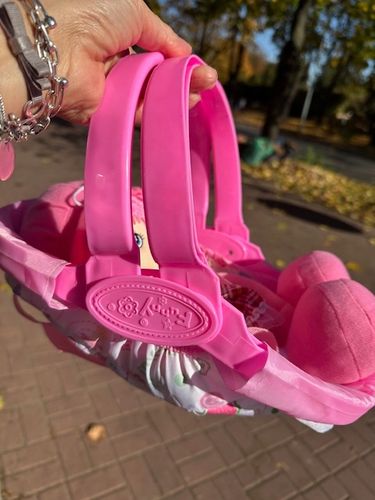 RÓŻOWE NOSIDEŁKO DLA LALEK 37 CM na Arena.pl