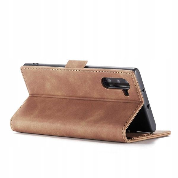Spacecase Wallet Galaxy Note 10 Light Brown zdjęcie 13