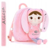 Lalka Metoo Królik Plecak z Imieniem Prezent dla Dziewczynki na 4 latka