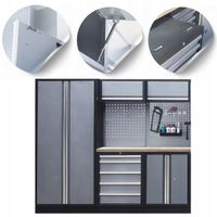 Meble do garażu i warsztatu, Szafki warsztatowe Stół Szafa Regał Opcja 1