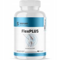 FLEX PLUS 90 kap KOLAGEN MSM GLUKOZAMINA CHONDROITYNA STAWY KOŚCI | INSPORT