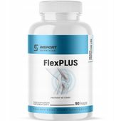 FLEX PLUS 90 kap KOLAGEN MSM GLUKOZAMINA CHONDROITYNA STAWY KOŚCI | INSPORT