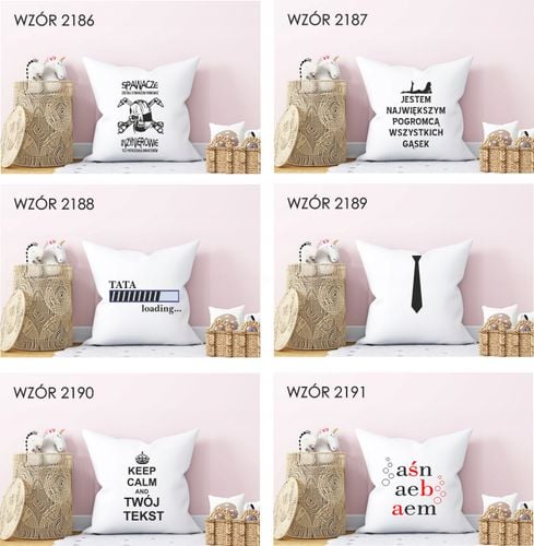 Poduszka z nadrukiem PREZENT dla SPAWACZA na Arena.pl