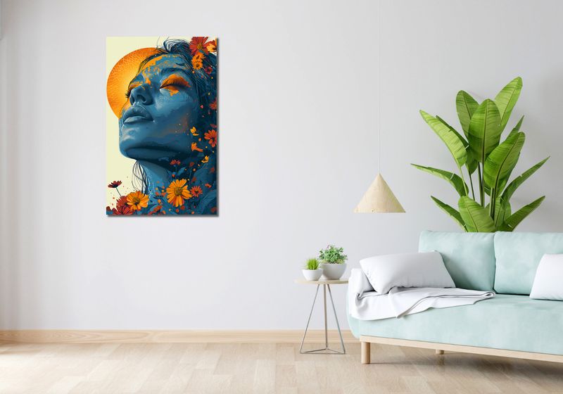 Obraz 60x100cm Deszcz Słoneczny zdjęcie 2