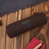 kosmetyczka mała poręczna w kolorze brązowym piórnik paolo peruzzi t-98-br