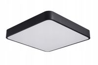 Plafon kwadratowy Smartled 40 x 5 cm czarny
