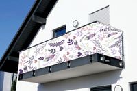 OSŁONA BALKONOWA mata na balkon siatkę kwiatowa NA WYMIAR