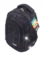 PLECAK SZKOLNY 4-KOMOROWY ST.RIGHT BP04 GEOMETRIC GREY, 26L
