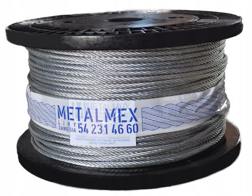 Linka stalowa w PCV 4/5mm do atlasu 265cm ze śrubą na Arena.pl