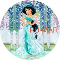 Opłatek na tort Jasmin Księżniczka Postać Tekst Gratis