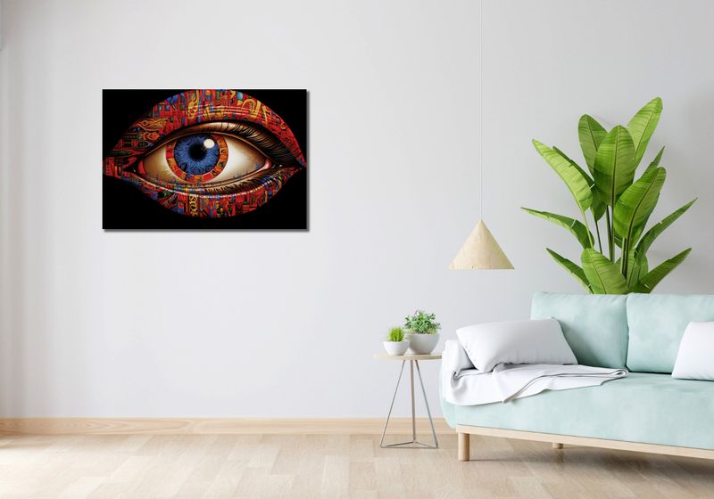 Obraz 90x60cm W Oku Obserwatora zdjęcie 2