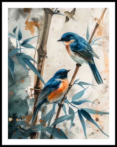 Plakat 50x65cm Trzy Ptaki na Arena.pl