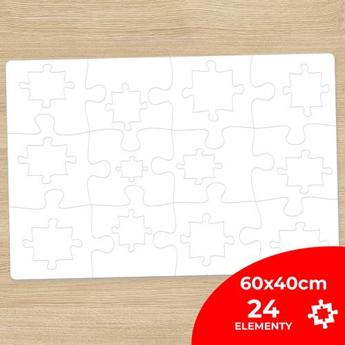 PUZZLE DREWNIANE DOUBLE Z TWOJEGO ZDJĘCIA NA PREZENT 24 el60x40cm na Arena.pl