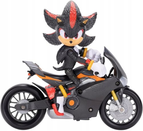SONIC 3 THE HEDGEHOG FIGURKA SHADOW + CZARNY MOTOCYKL ZESTAW RUCHOME KOŁA na Arena.pl