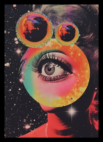 Plakat 21x29,7cm Oko w Kosmosie na Arena.pl