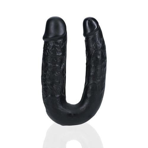 U Shaped Double Dildo 12,7 Cm - Black na Arena.pl
