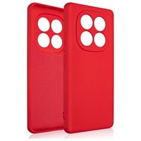 etui beline silicone do xiaomi redmi     note 14 pro 5g czerwony