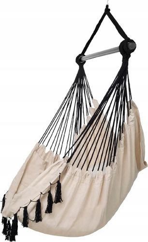 FOTEL WISZĄCY KRZESŁO BRAZYLIJSKIE HAMAK HUŚTAWKA 2 Poduszki + MOCOWANIE na Arena.pl