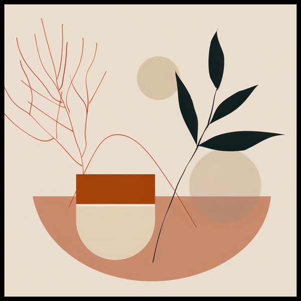 Plakat 100x100cm Botaniczna Przymiarka zdjęcie 2