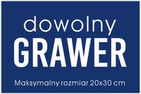 Grawerowana tabliczka GRAWER z dowolnym tekstem