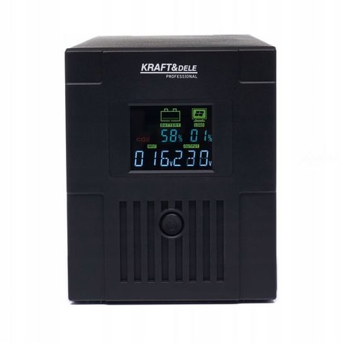 ZASILANIE UPS AWARYJNE 1200W LCD PIECA POMPY 2000VA WBUDOWANY AKUMULATOR na Arena.pl