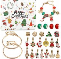 KALENDARZ ADWENTOWY BRANSOLETKA BIŻUTERIA 24szt