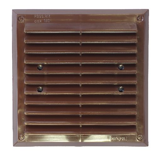 kratka wentylacyjna z siatką 175*175mm brązowa - kra 011 br na Arena.pl