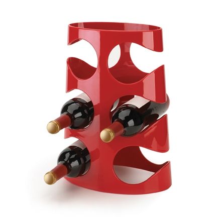 Stojak na wino Grapevine czerwony D2 na Arena.pl