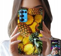 ETUI DO OPPO RENO5 4G 5G - ANANAS OWOCOWY CASE OBUDOWA + SZKŁO