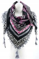 Duża chustka apaszka z frędzlami Wiosna 23