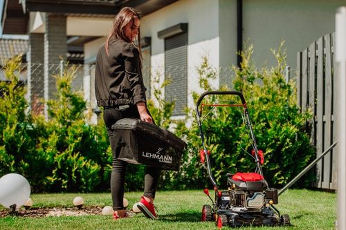 KOSIARKA SPALINOWA LEHMANN 44CM NAPĘD POTĘŻNA SILNIK 146CC MULCZOWANIE 6KM na Arena.pl