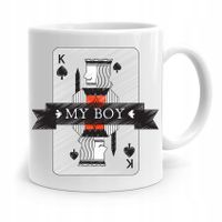 Kubek Prezent Na Dzień Chłopaka Dla Faceta My Boy Z Nadrukiem Ze Zdjęciem