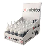 Wkłady do zniczy LED Subito S2 24 sztuki białe