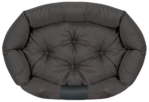 Legowisko dla psa 75x50 cm personalizowane wodoodporne czarne na Arena.pl