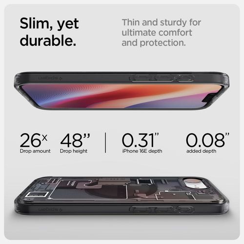 spigen ultra hybrid mag magsafe iphone 16e zero one black na Arena.pl
