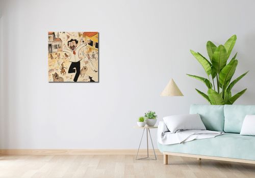 Obraz 60x60cm Chaos w Miasteczku na Arena.pl