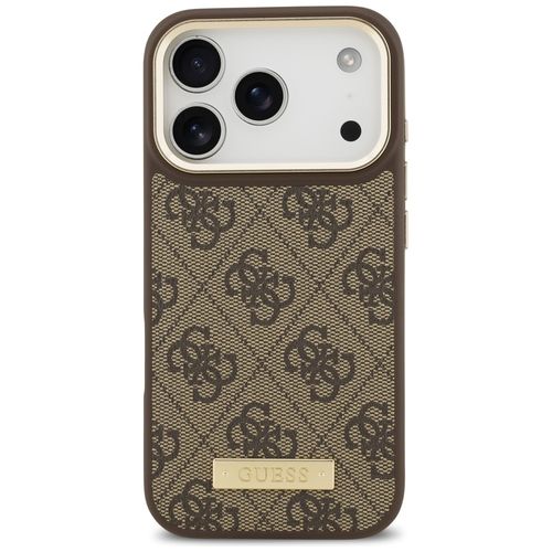 etui guess 4g logo plate magsafe do      iphone 17 pro brązowy na Arena.pl