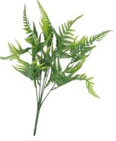PAPROTKA PAPROĆ SZTUCZNE KWIATY ROŚLINY BUKIET GĘSTY GAŁĄZKI LIŚCIE 36CM
