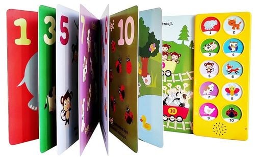 KSIĄŻKA DŹWIĘKOWA INTERAKTYWNA CYFERKI LICZĘ SŁUCHAM POWTARZAM na Arena.pl