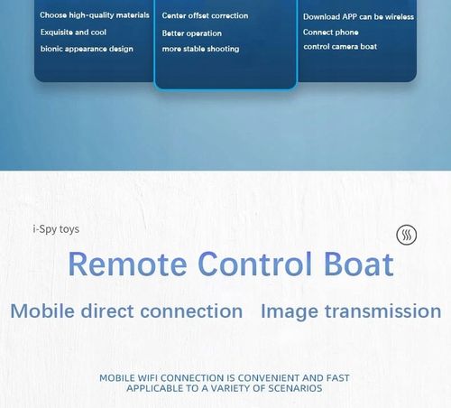 Zdalnie sterowana łódź RC Łódź z podwodną kamerą Led Lights Prezenty Basen na Arena.pl