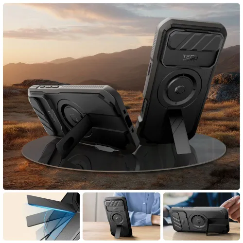 etui tech-protect kevlar magsafe na iphone 17 air - czarne na Arena.pl