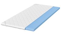 Visco 4 cm 80x200 Materac nawierzchniowy z pokrowcem miękki Topper wygodny