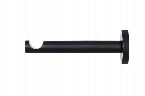 NOWOCZESNY KARNISZ POJEDYNCZY SIMPLE CICHE KÓŁKA 19mm / 220cm CZARNY na Arena.pl