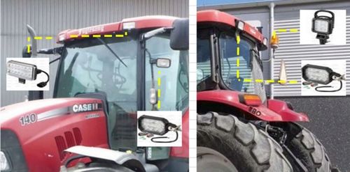 Lampa Robocza Led przednia Case Maxxum na Arena.pl