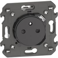 Living Now - Gniazdo 2P+Z+USB C-CZERŃ-2M Bticino KG4142USB