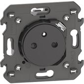 Living Now - Gniazdo 2P+Z+USB C-CZERŃ-2M Bticino KG4142USB