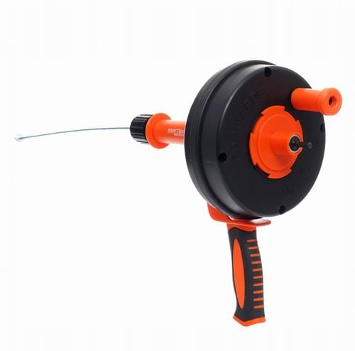 SPIRALA BĘBNOWA KANALIZACYJNA 6,00mm x 7,6 m DO UDRAŻNIANIA RUR - na Arena.pl