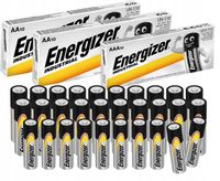 Baterie AA AAA ENERGIZER Paluszki Alkaiczne R6 R3 1.5V 20+10 sztuk Oryginal